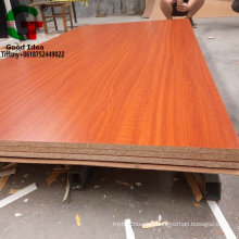 Good quality Indoor used 1220*2440*18mm MELAMINE PARTICLE BOARD CHIPBOARD